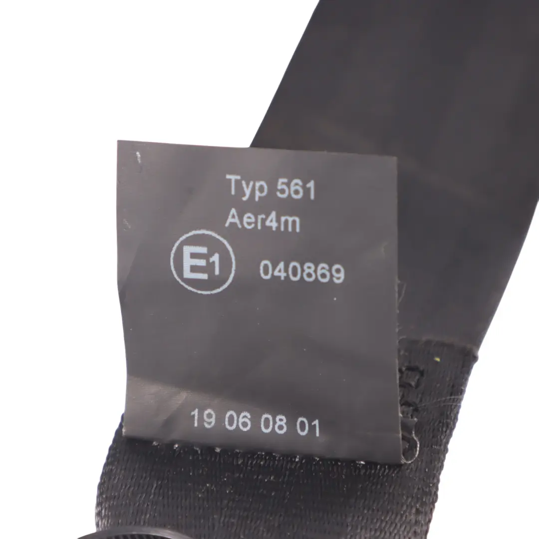 Audi A3 8P Sicher Heitsgurt Sicher Schwarz Hinten Links Rechts - SKU 8P7857805 - Teilenummer 8P7857805