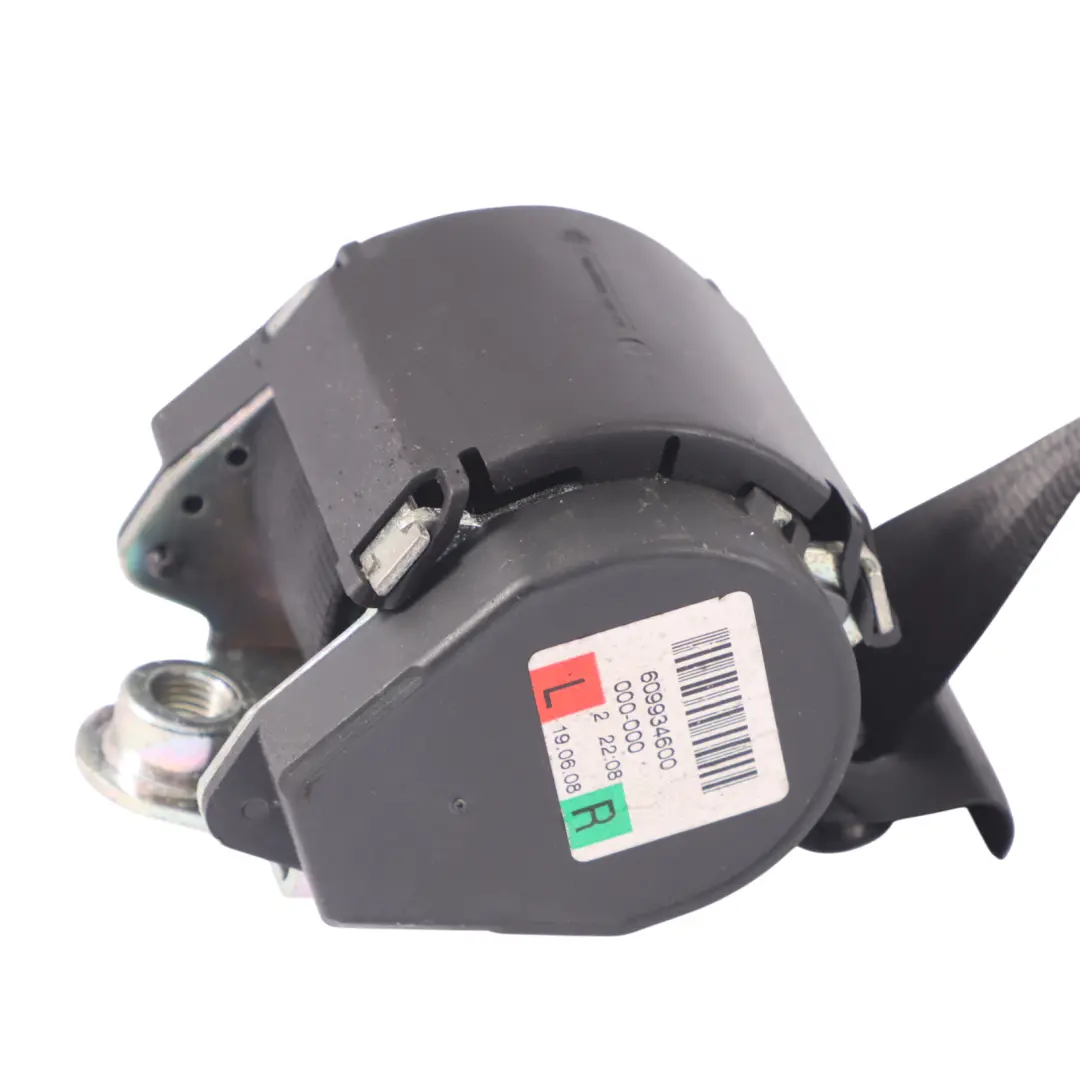 Audi A3 8P Cintura di sicurezza nera posteriore sinistra destra - SKU 8P7857805 - Numero di parte 8P7857805