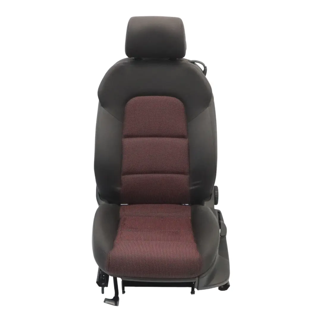 Audi A3 8P Cabriolet Sport Seat Front Left N/S Cloth Fabric Soul Red Black - SKU 8P7881805A-1 - Part number 8P7881805A