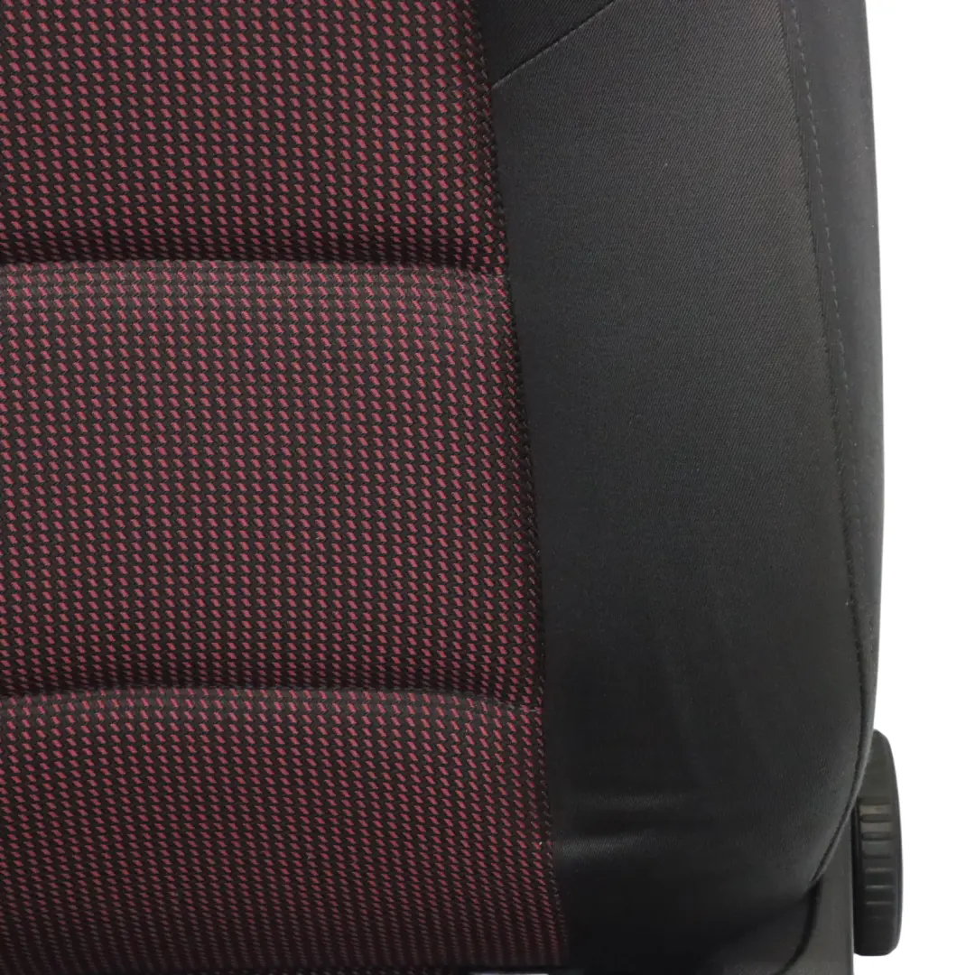 Audi A3 8P Cabriolet Siège Sport Avant Gauche Tissu Soul Rouge Noir - SKU 8P7881805A-1 - Numéro de pièce 8P7881805A