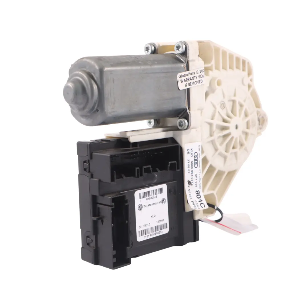 Audi A3 8P Cabrio Elevalunas Delantero Motor Regulador Derecho - SKU 8P7959801C - Número de pieza 8P7959801C
