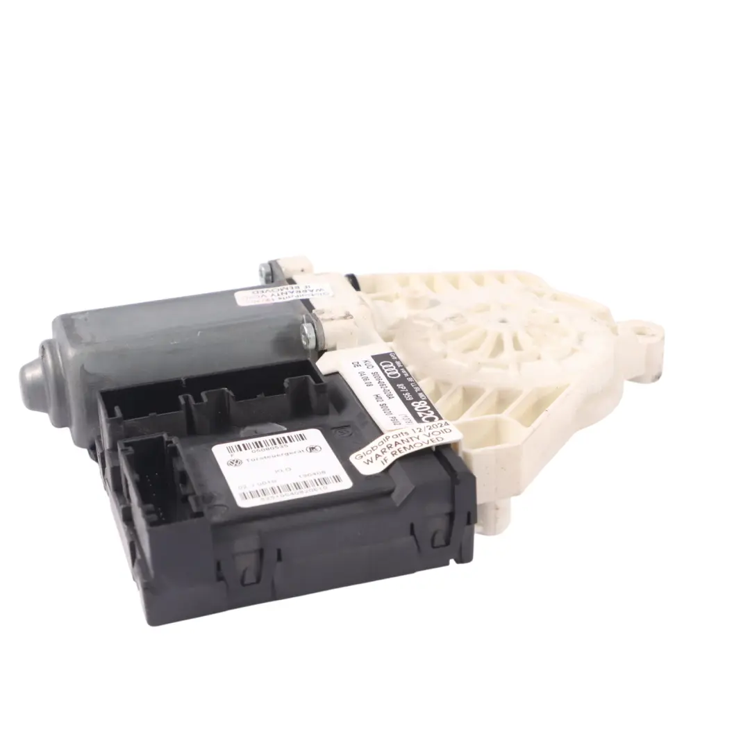 Audi A3 8P Front Door Window Lifter Mechanism Motor Left N/S - SKU 8P7959802D - Part number 8P7959802D