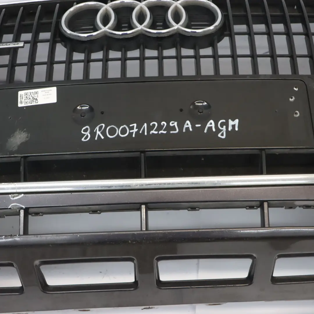 Audi Q5 8R Zderzak Przedni Amethyst Grey Szary Metalik - Z4X - SKU 8R0071229A-AGM - Numer Części 8R0071229A