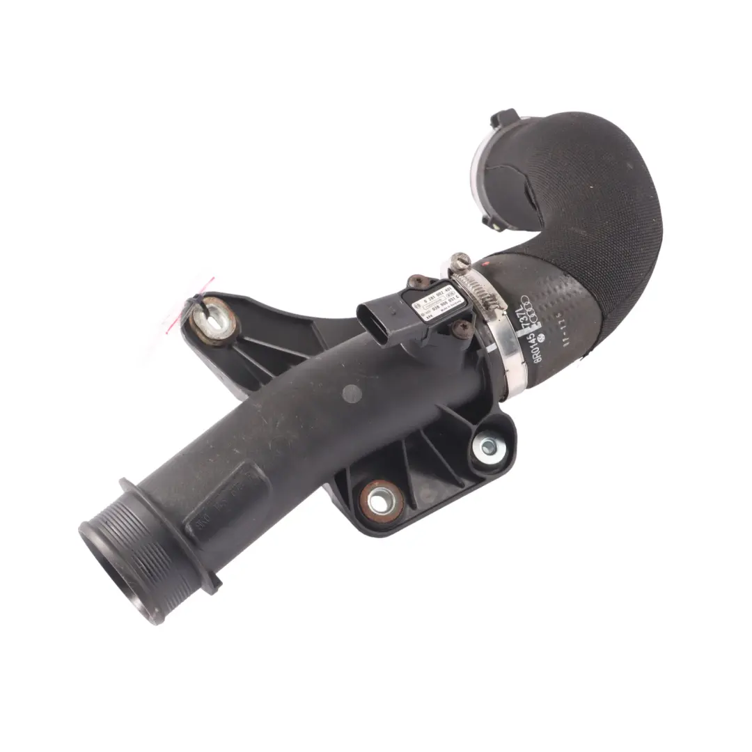 CCWA Rura Intercoolera Lewa Map Sensor do AUDI Q5 8R 3.0 TDI o numerze 8R0145737L AUDI Q5 8R 3.0 TDI CCWA Rura Intercoolera Lewa Map Sensor - SKU 8R0145737L - Numer Części 8R0145737L