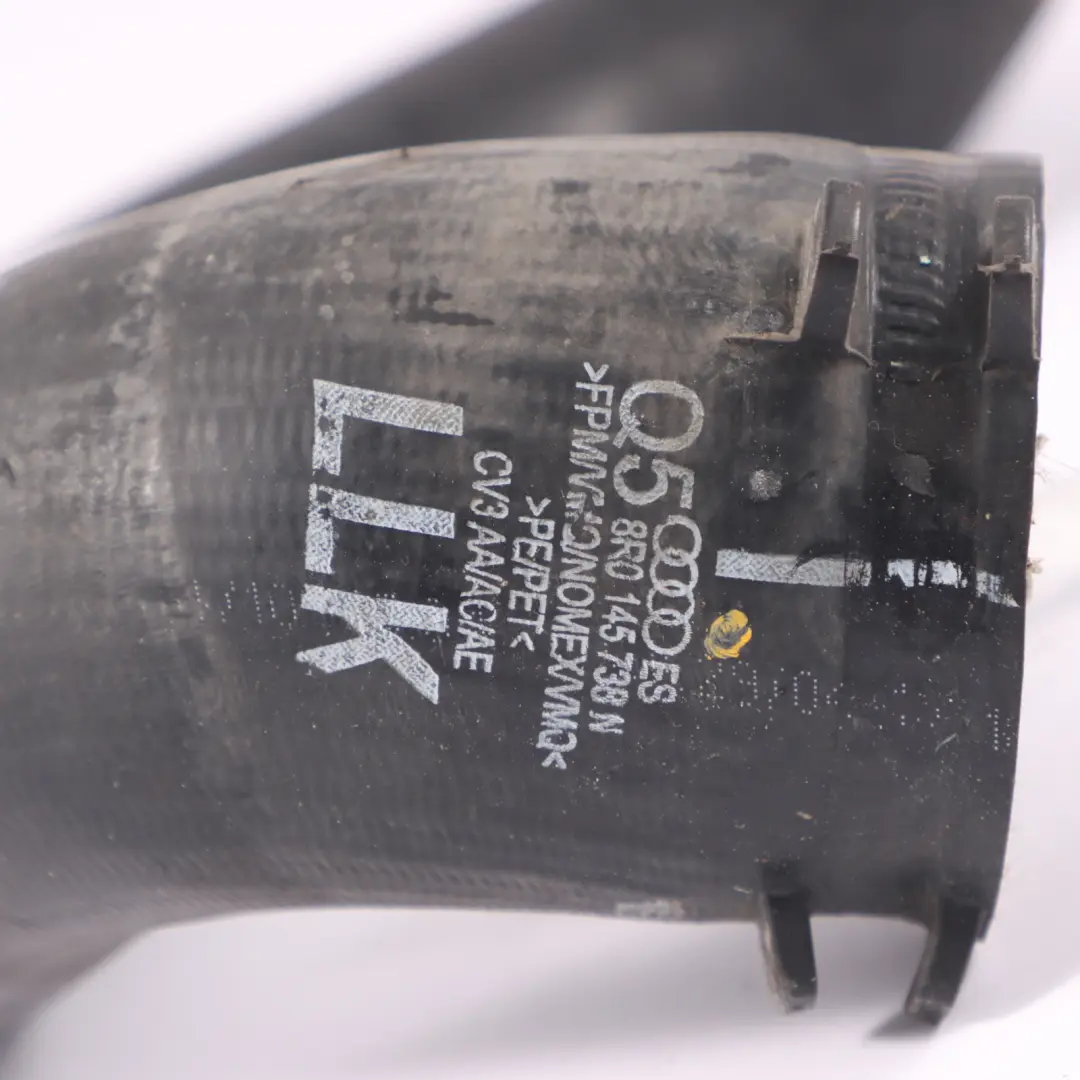 AUDI Q5 8R Quattro 3.0 TDI CCWA Tubo aria sovralimentazione intercooler destro - SKU 8R0145738N - Numero di parte 8R0145738N