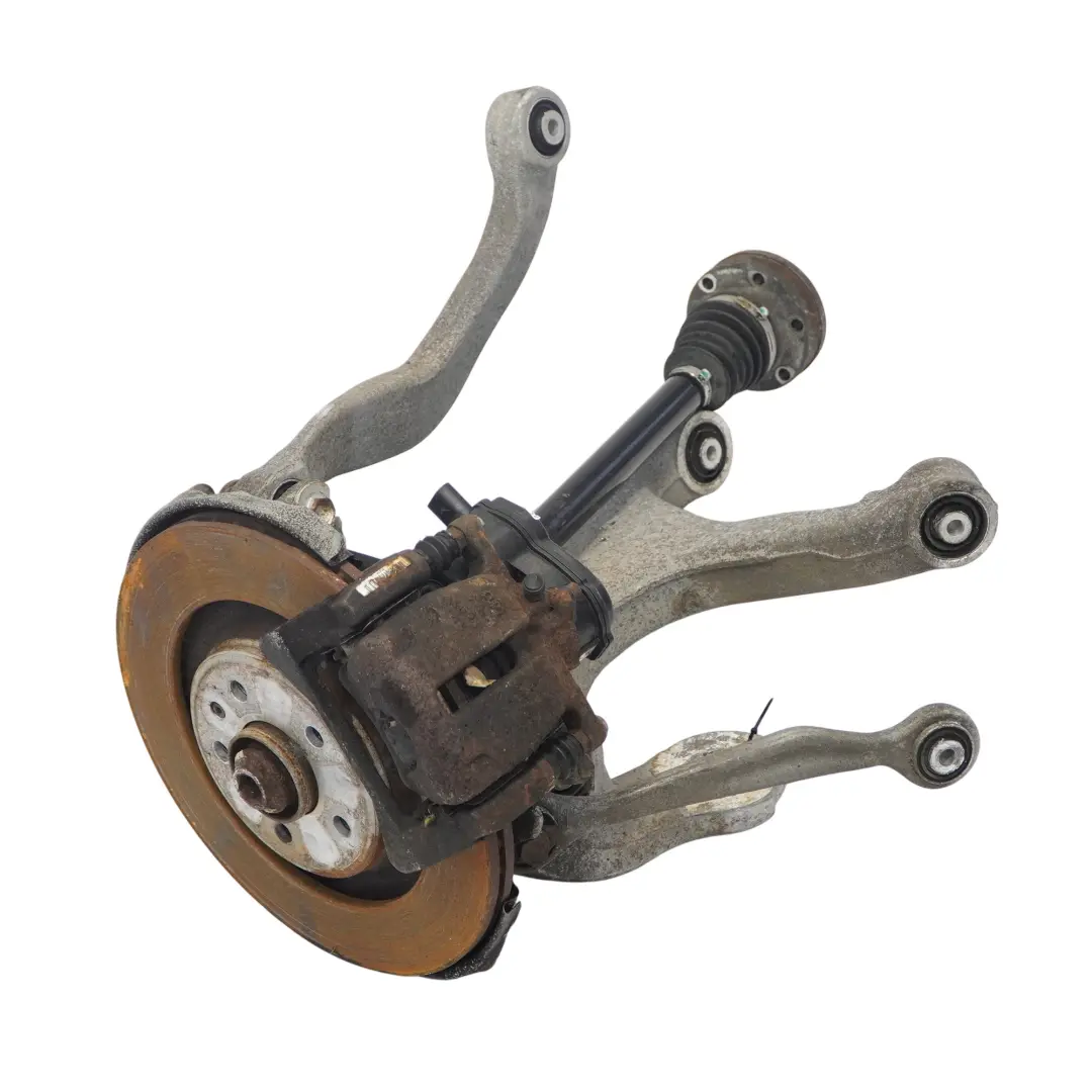 Audi Q5 8R 3.0 TDI Fahrwerksbein hinten links Radträger Bremsscheibe Bremssattel - SKU 8R0505432C - Teilenummer 8R0505432C