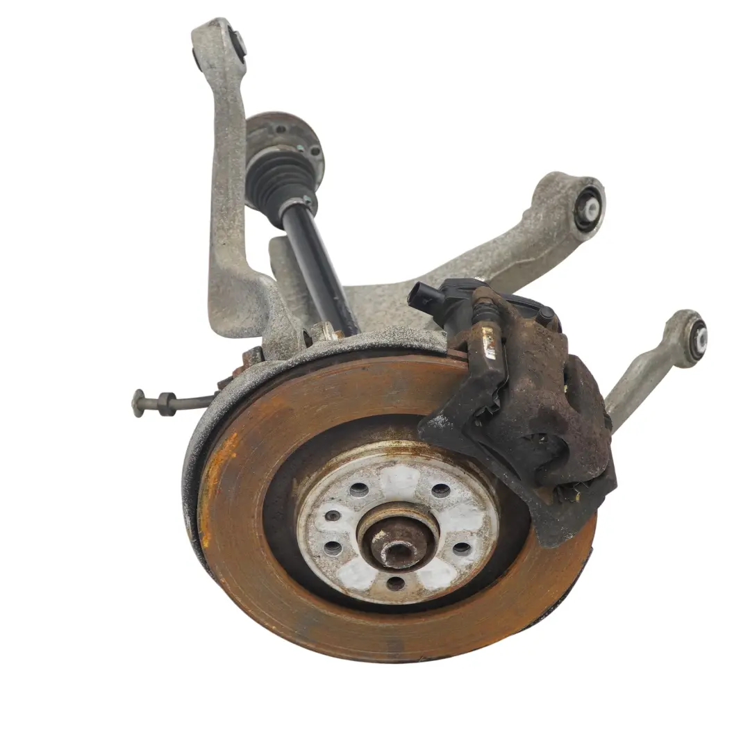 Fahrwerksbein hinten links Radträger Bremsscheibe Bremssattel für Audi Q5 8R 3.0 TDI mit Teilenummer 8R0505432C Audi Q5 8R 3.0 TDI Fahrwerksbein hinten links Radträger Bremsscheibe Bremssattel - SKU 8R0505432C - Teilenummer 8R0505432C