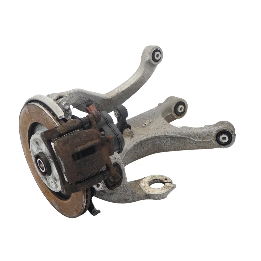 Suspension Arrière droite Etrier de frein de porte-roue pour Audi A7 4G 3.0 TDI à propos du numéro de pièce 8R0505432F Audi A7 4G 3.0 TDI Suspension Arrière droite Etrier de frein de porte-roue - SKU 8R0505432F-1 - Numéro de pièce 8R0505432F