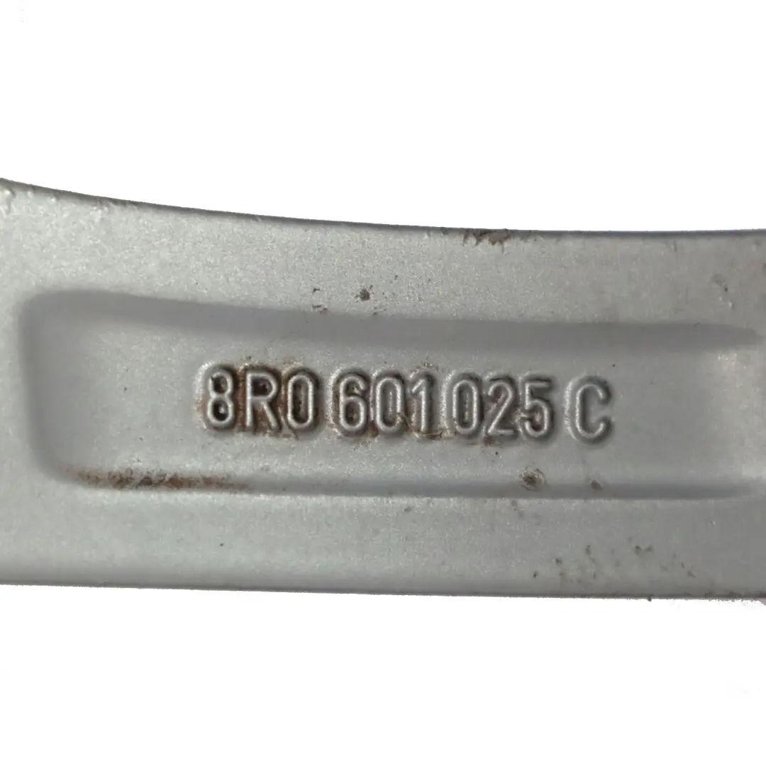 Audi Q5 8R Srebrna Felga Aluminiowa 18" 8J ET:39 - SKU 8R0601025C-1 - Numer Części 8R0601025C