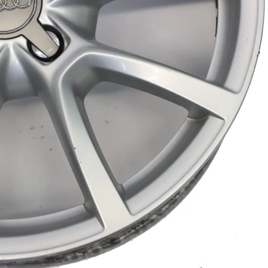  Llanta de aleación plateada Audi Q5 8R 18" 8J ET:39 Doble radio - SKU 8R0601025C-1 - Número de pieza 8R0601025C