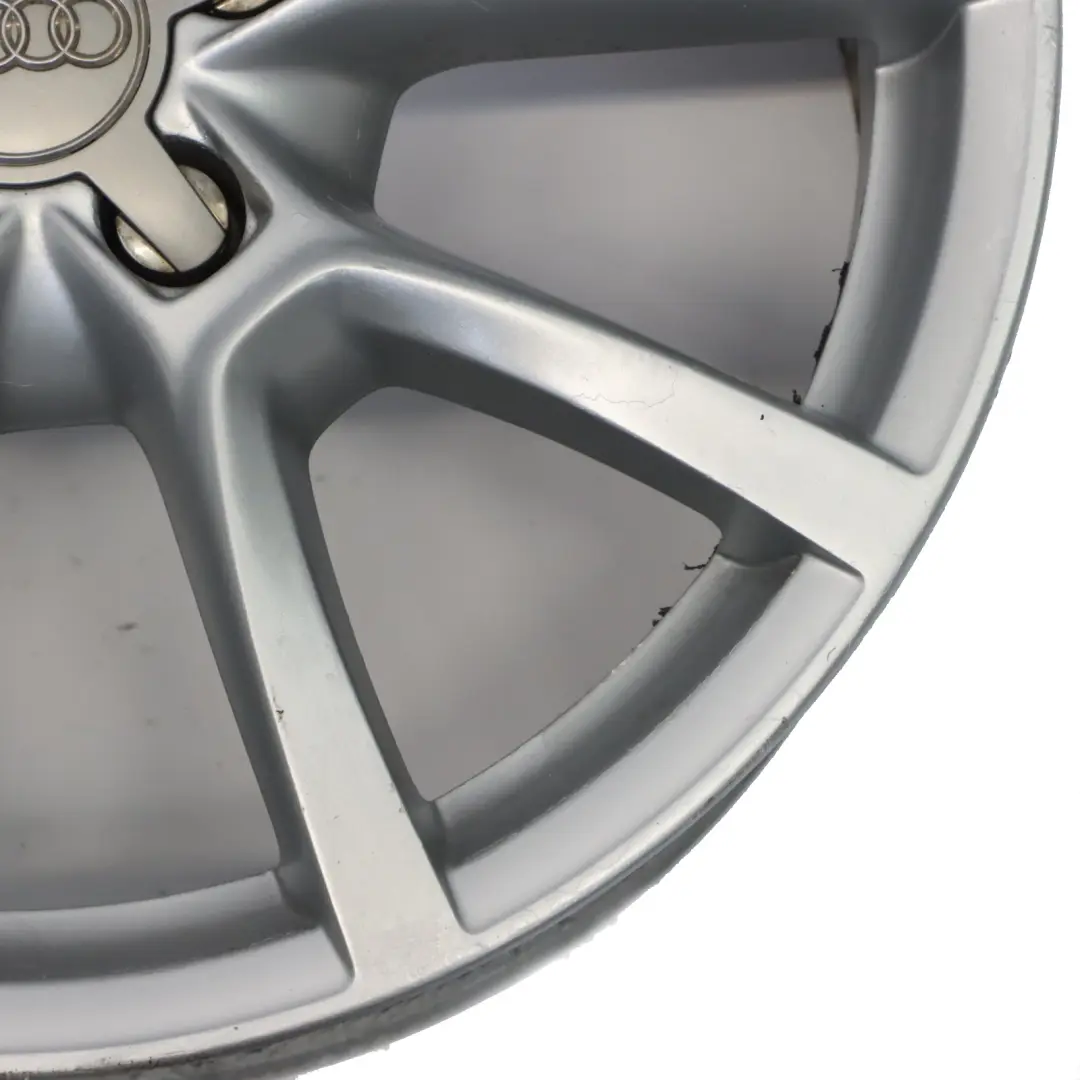 Audi Q5 8R Silver Wheel Alloy Rim 18" 8J ET:39 Double Spoke - SKU 8R0601025C-2 - Part number 8R0601025C