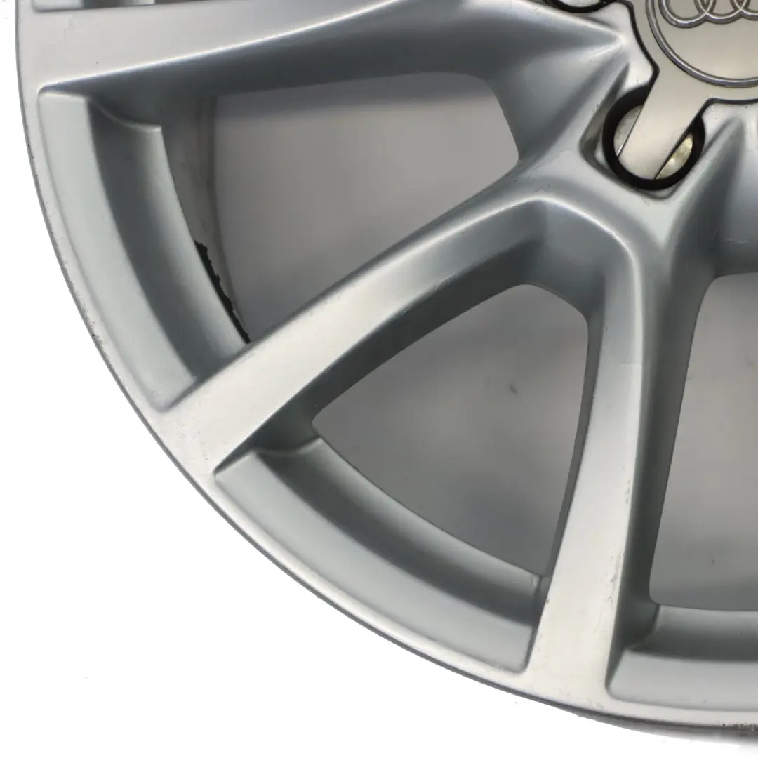 Audi Q5 8R Silver Wheel Alloy Rim 18" 8J ET:39 Double Spoke - SKU 8R0601025C-2 - Part number 8R0601025C