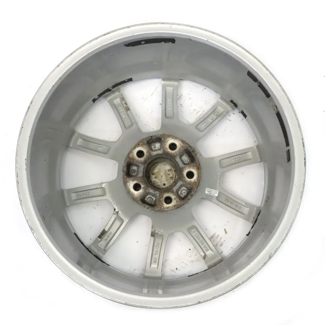 Audi Q5 8R Silver Wheel Alloy Rim 18" 8J ET:39 Double Spoke - SKU 8R0601025C-3 - Part number 8R0601025C