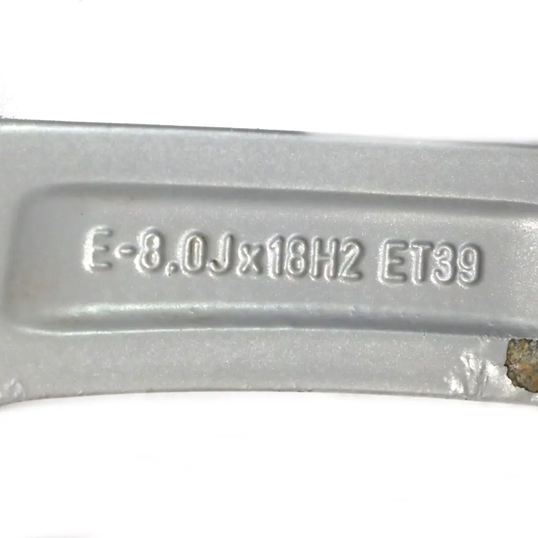 Alloy Rim 18" 8J ET:39 Double Spoke to Audi Q5 8R Silver Wheel with Part number 8R0601025C Audi Q5 8R Silver Wheel Alloy Rim 18" 8J ET:39 Double Spoke - SKU 8R0601025C-3 - Part number 8R0601025C