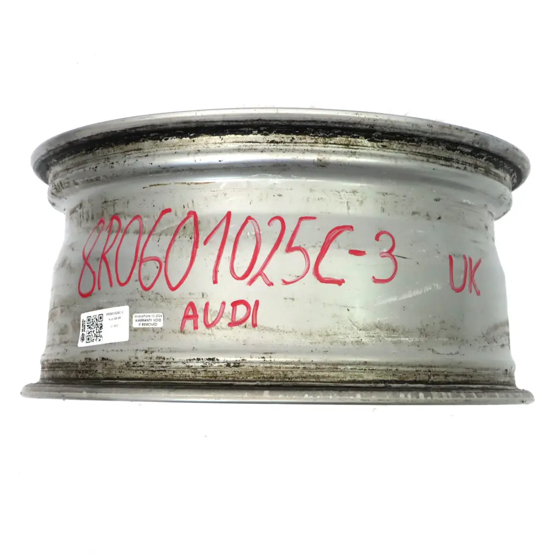 Audi Q5 8R Silver Wheel Alloy Rim 18" 8J ET:39 Double Spoke - SKU 8R0601025C-3 - Part number 8R0601025C
