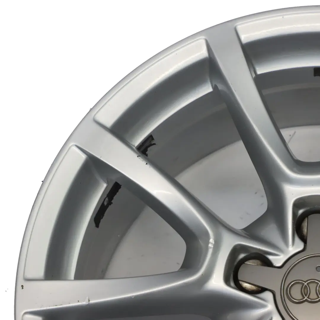 Audi Q5 8R Silver Wheel Alloy Rim 18" 8J ET:39 Double Spoke - SKU 8R0601025C-3 - Part number 8R0601025C