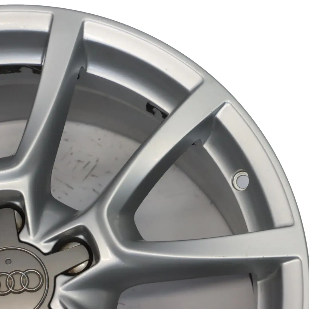 Audi Q5 8R Silver Wheel Alloy Rim 18" 8J ET:39 Double Spoke - SKU 8R0601025C-3 - Part number 8R0601025C