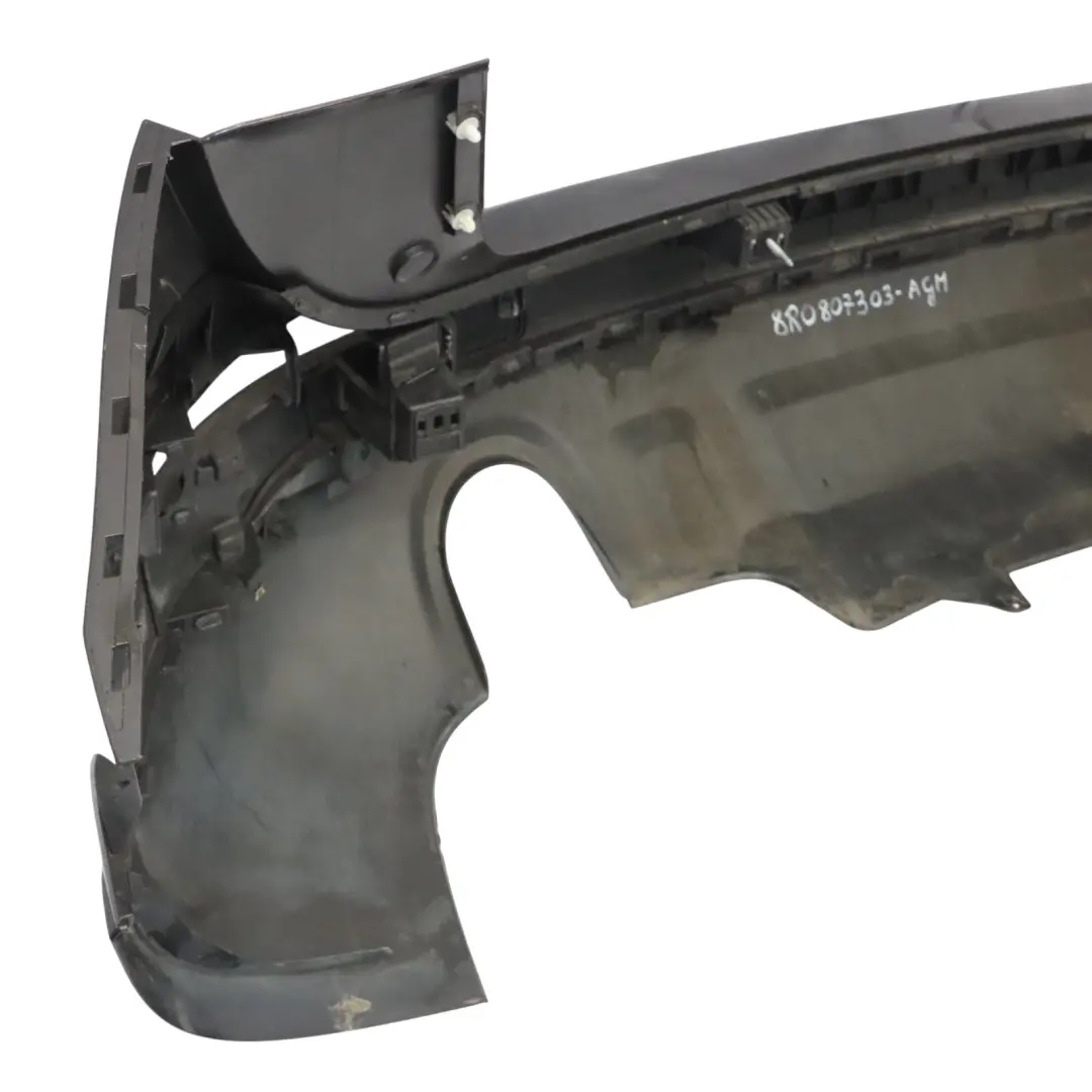 Bumper Trim Panel Covering Amethyst Grey Metallic - Z4X to Audi Q5 8R Rear with Part number 8R0807303 Audi Q5 8R Rear Bumper Trim Panel Covering Amethyst Grey Metallic - Z4X - SKU 8R0807303-AGM - Part number 8R0807303