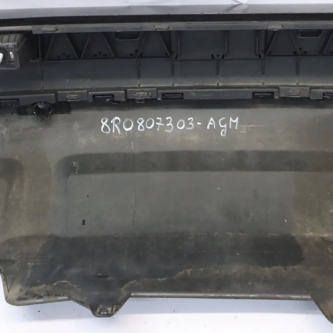 Bumper Trim Panel Covering Amethyst Grey Metallic - Z4X to Audi Q5 8R Rear with Part number 8R0807303 Audi Q5 8R Rear Bumper Trim Panel Covering Amethyst Grey Metallic - Z4X - SKU 8R0807303-AGM - Part number 8R0807303