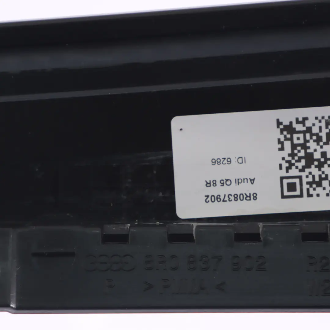 Audi Q5 8R Front Door B Pillar Strip Cover Trim Right O/S High Gloss - SKU 8R0837902 - Part number 8R0837902
