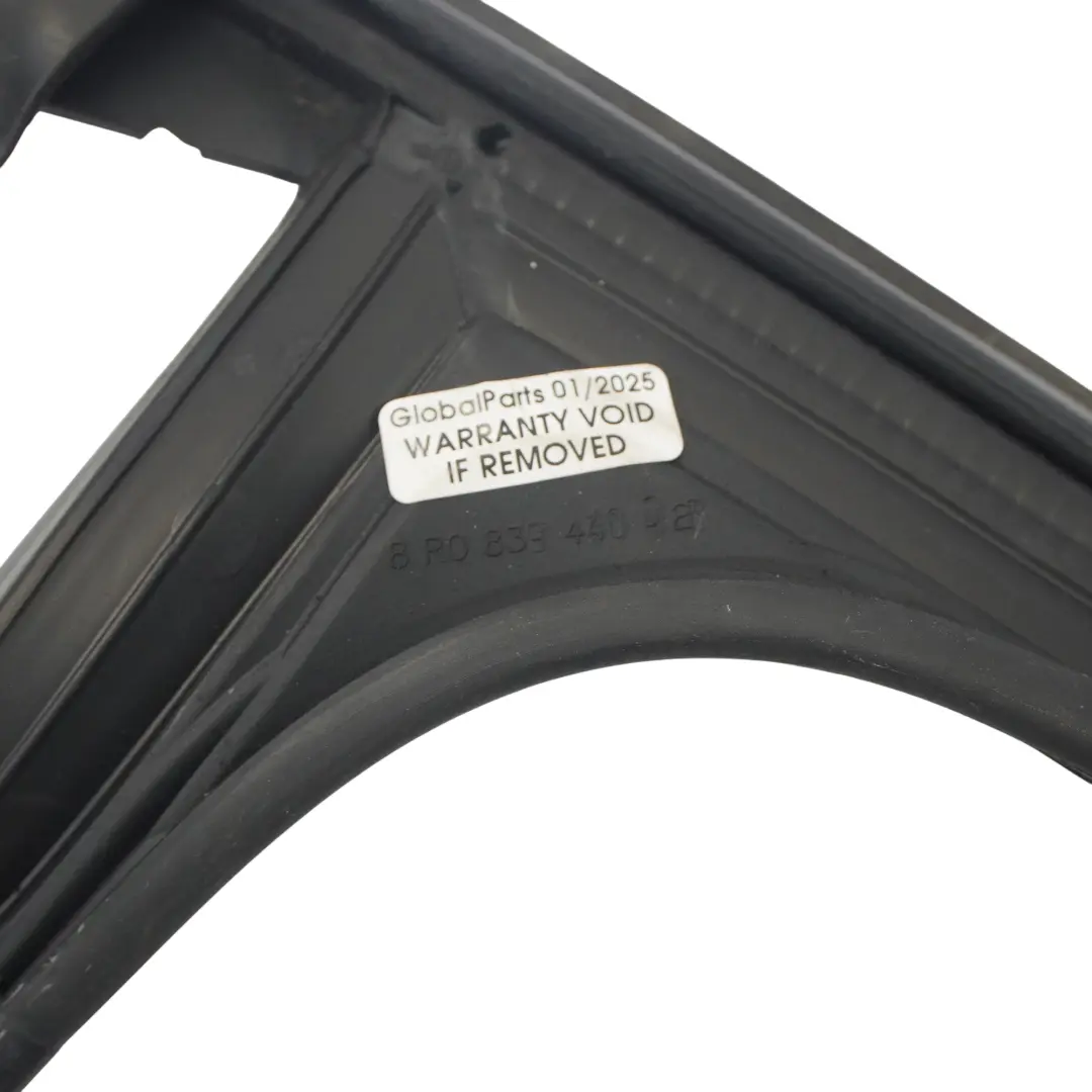 AUDI Q5 8R Ventana Guía Puerta Trasera Derecha Moldura Junta - SKU 8R0839440G - Número de pieza 8R0839440G