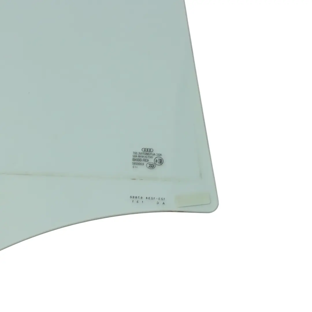 Audi Q5 8R Side Glass Window Rear Door Left N/S Green AS2 - SKU 8R0845205F - Part number 8R0845205F