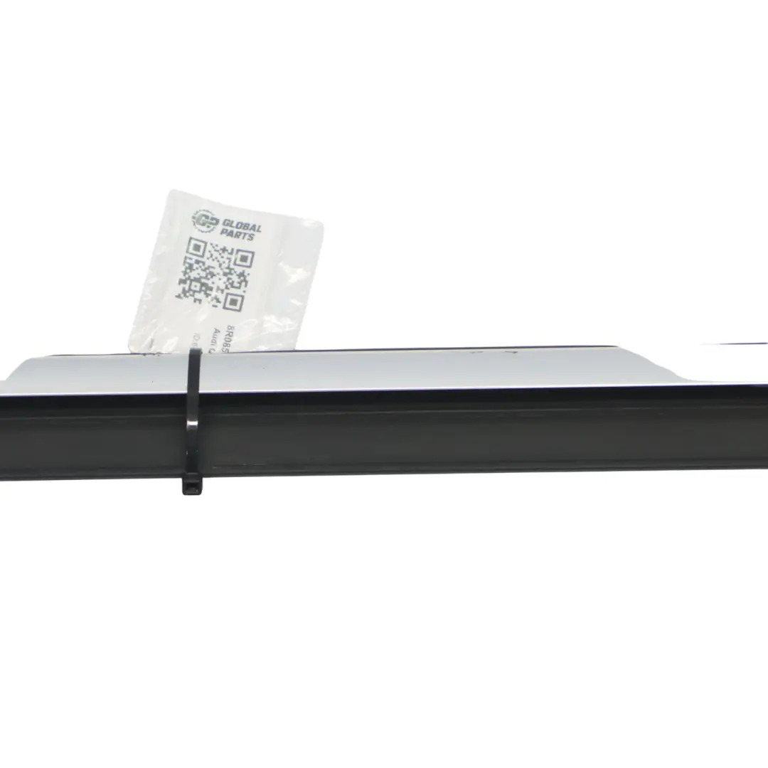 Audi Q5 8R Joint d'étanchéité porte arrière garniture chromée gauche - SKU 8R0853763F - Numéro de pièce 8R0853763F