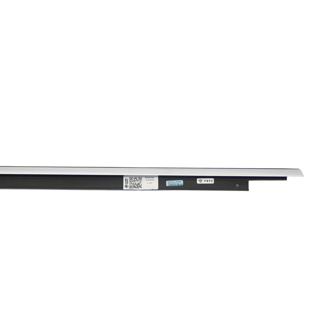 Audi Q5 8R Finestra Striscia Trim Porta Posteriore Destra Modanatura Sigillatura - SKU 8R0853764F - Numero di parte 8R0853764F