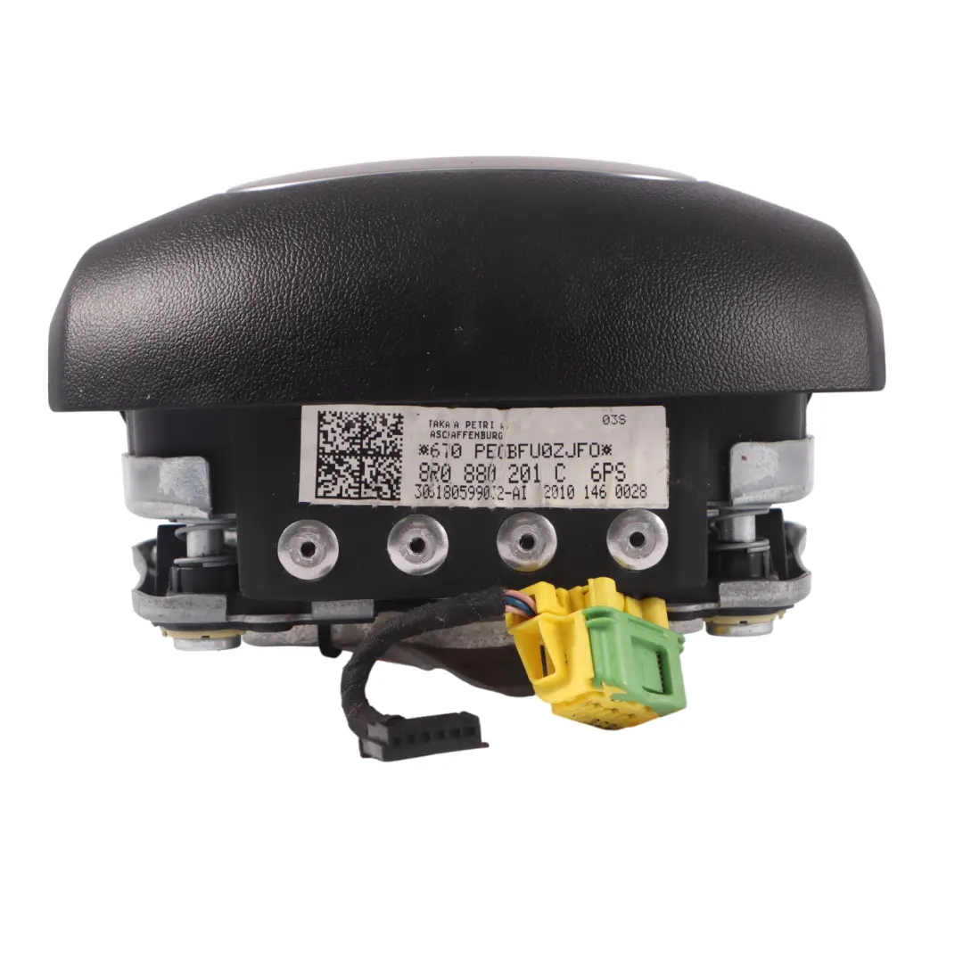 Poduszka Powietrzna Airbag Kierowcy Kierownicy 8R0880201C do Audi Q5 8R o numerze 8R0880201AQ Audi Q5 8R Poduszka Powietrzna Airbag Kierowcy Kierownicy 8R0880201C - SKU 8R0880201AQ - Numer Części 8R0880201AQ