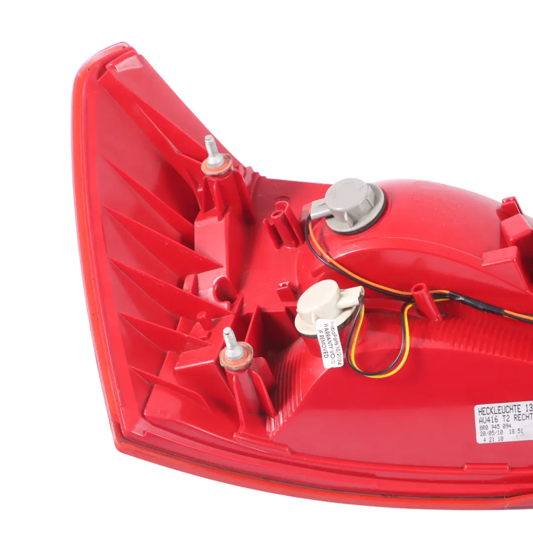 Trunk Bootlid Tail Light Lamp Right O/S to Audi Q5 8R Rear Hatch with Part number 8R0945094 Audi Q5 8R Rear Hatch Trunk Bootlid Tail Light Lamp Right O/S - SKU 8R0945094 - Part number 8R0945094