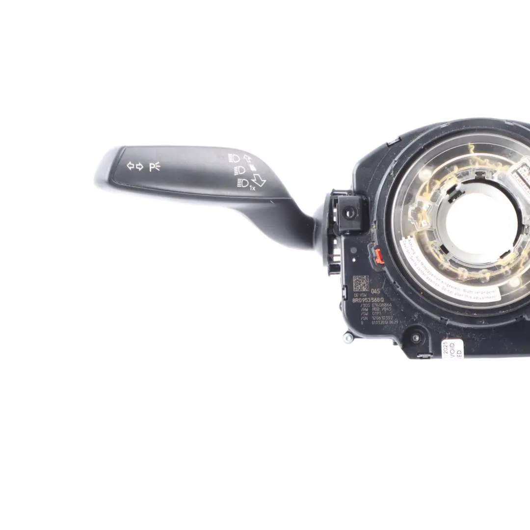 Steering Wheel Indicator Wiper Cruise Control Stalk Squib 8R0953568Q to Audi S5 8T with Part number 8R0953568Q-1 Audi S5 8T Steering Wheel Indicator Wiper Cruise Control Stalk Squib 8R0953568Q - SKU 8R0953568Q-1 - Part number 8R0953568Q-1