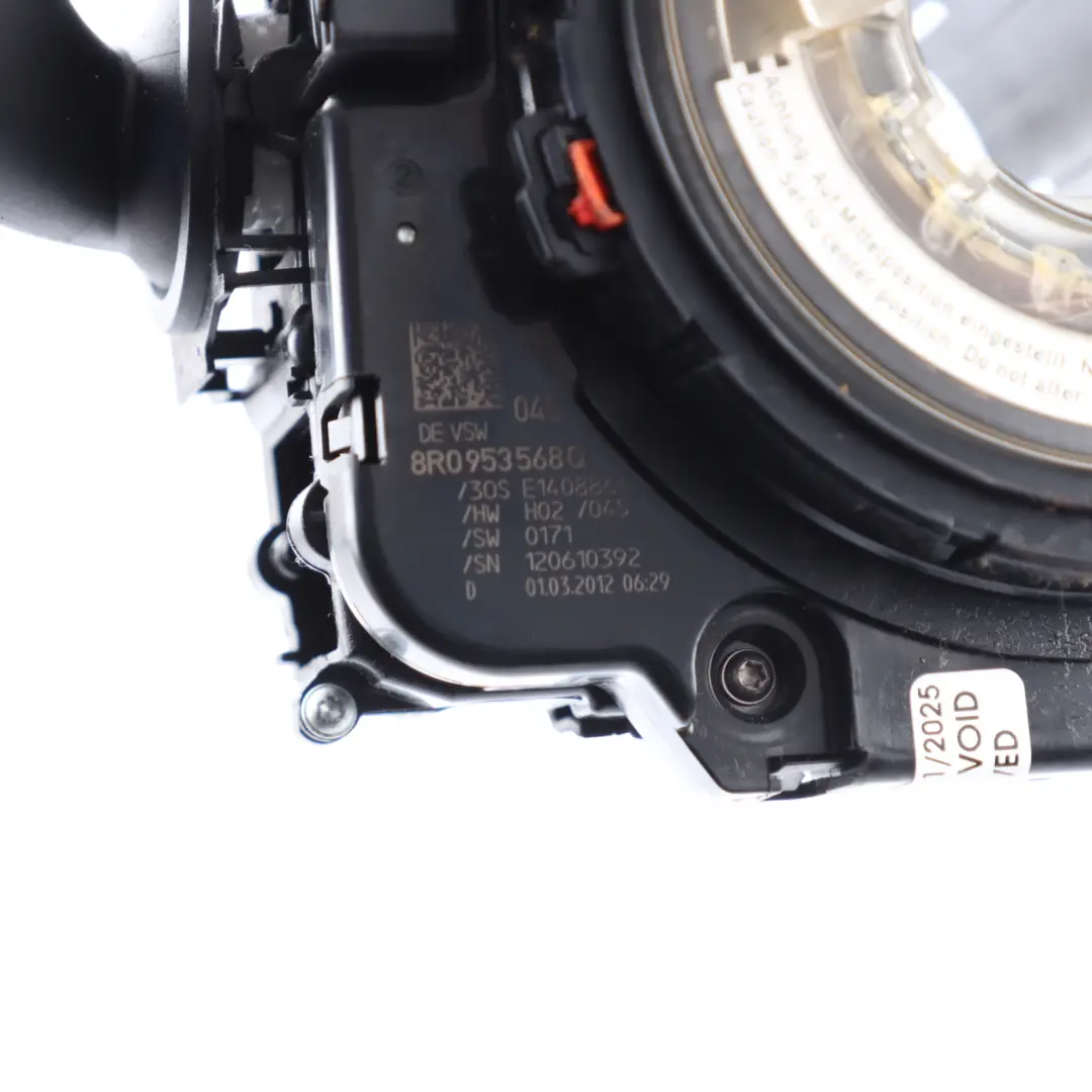 Steering Wheel Indicator Wiper Cruise Control Stalk Squib 8R0953568Q to Audi S5 8T with Part number 8R0953568Q-1 Audi S5 8T Steering Wheel Indicator Wiper Cruise Control Stalk Squib 8R0953568Q - SKU 8R0953568Q-1 - Part number 8R0953568Q-1