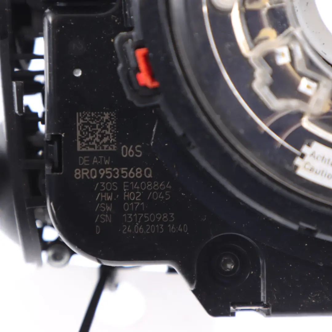 Audi S5 8T Steering Wheel Indicator Wiper Cruise Control Stalk Squib - SKU 8R0953568Q-2 - Part number 8R0953568Q