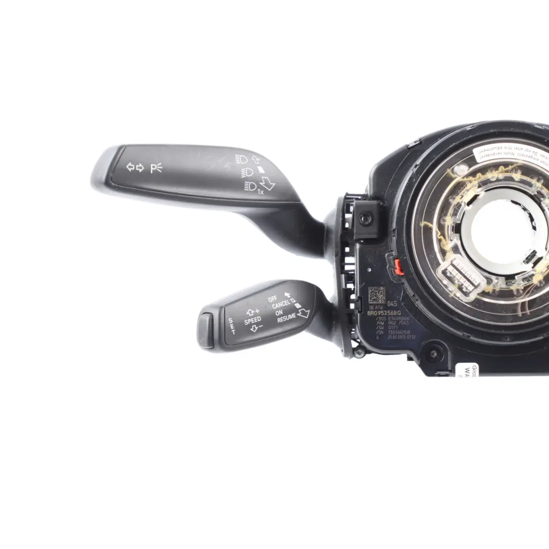 Indicador Limpiaparabrisas Control Crucero para Audi A5 S5 8T Volante con número de pieza 8R0953568Q Audi A5 S5 8T Volante Indicador Limpiaparabrisas Control Crucero - SKU 8R0953568Q - Número de pieza 8R0953568Q