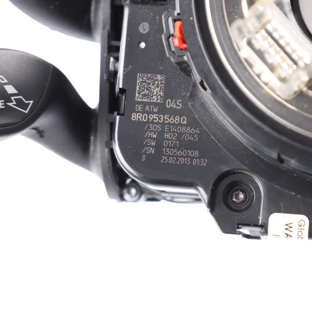 Indicateur Volant Essuie Glace Régulateur Vitesse Squib pour Audi A5 S5 8T à propos du numéro de pièce 8R0953568Q Audi A5 S5 8T Indicateur Volant Essuie Glace Régulateur Vitesse Squib - SKU 8R0953568Q - Numéro de pièce 8R0953568Q