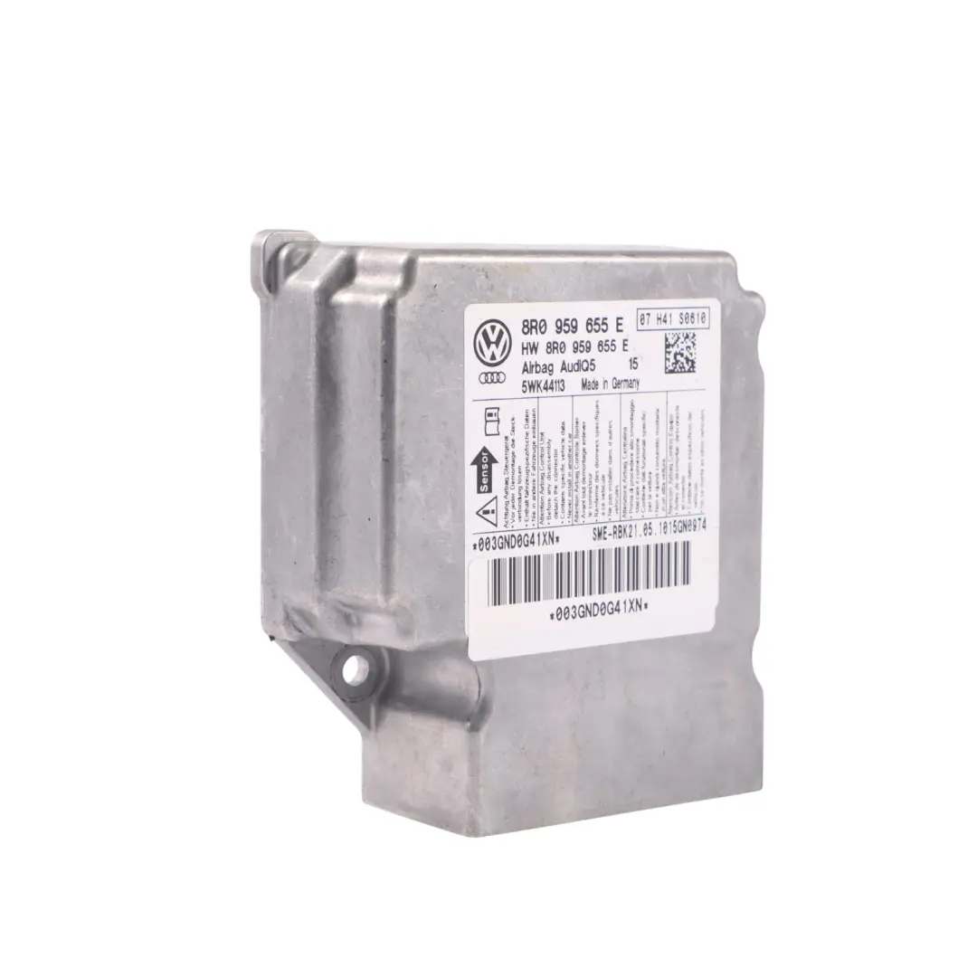Module d'air SRS Capteur de contrôle du système ECU Unité pour Audi Q5 8R à propos du numéro de pièce 8R0959655E Audi Q5 8R Module d'air SRS Capteur de contrôle du système ECU Unité - SKU 8R0959655E - Numéro de pièce 8R0959655E