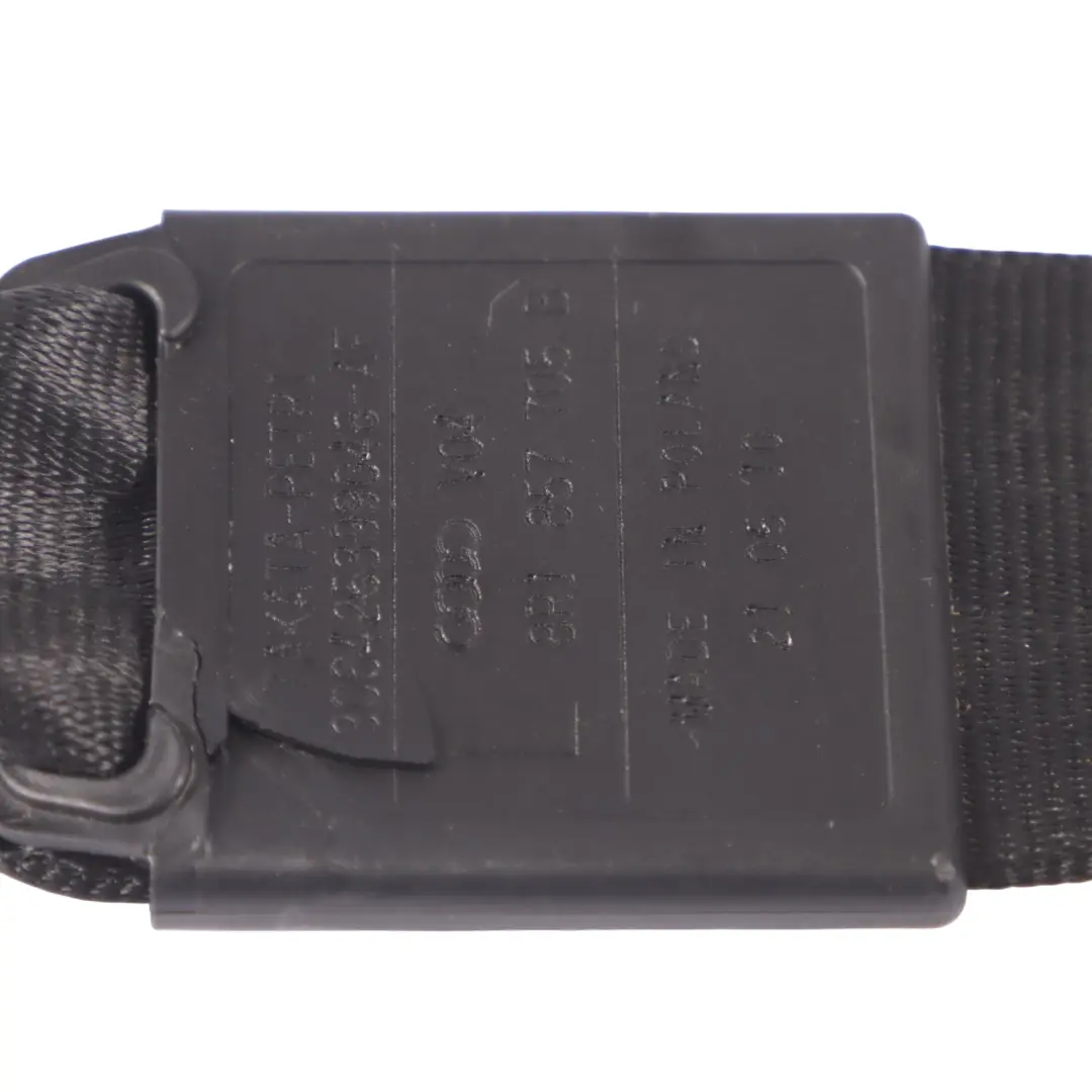 Audi Q5 8R Ceinture de sécurité avant gauche d'origine Noir - SKU 8R1857705B - Numéro de pièce 8R1857705B