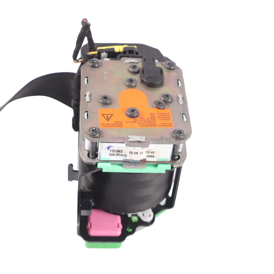 Audi Q5 8R Cintura di sicurezza anteriore destra superiore Nero - SKU 8R1857706L - Numero di parte 8R1857706L