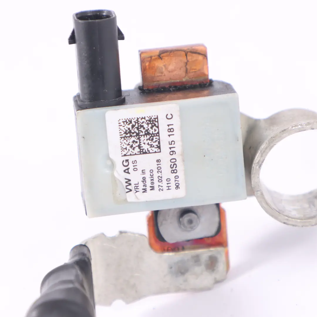 Cableado del terminal negativo de la batería para Audi Q5 FY A5 con número de pieza 8S0915181C Audi Q5 FY A5 Cableado del terminal negativo de la batería - SKU 8S0915181C - Número de pieza 8S0915181C