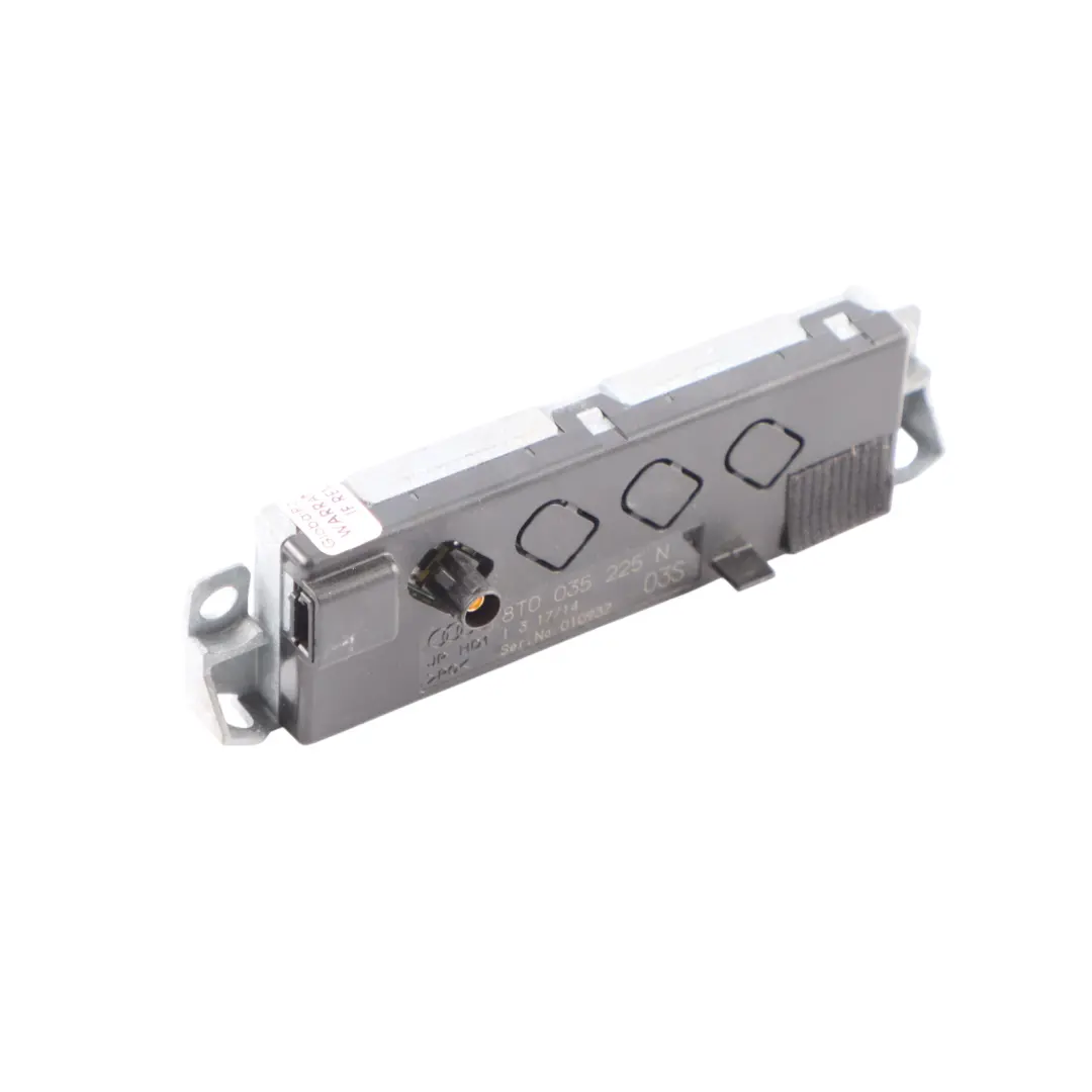 Antenna Amplifier Aerial Module Control Unit Right O/S to Audi A5 8T with Part number 8T0035225N Audi A5 8T Antenna Amplifier Aerial Module Control Unit Right O/S - SKU 8T0035225N - Part number 8T0035225N
