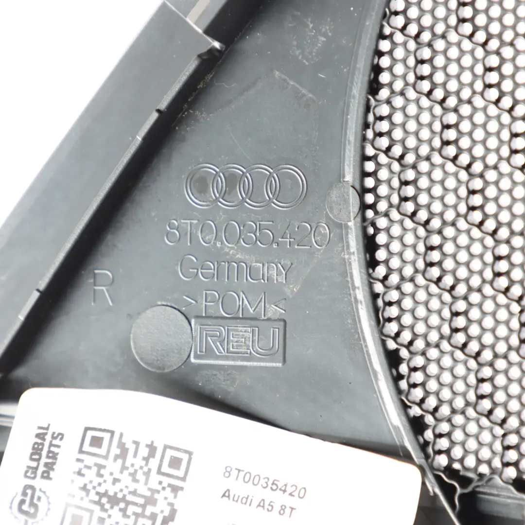 Coupé Porta anteriore Altoparlante Tweeter Cover destra per Audi A5 8T con numero di parte 8T0035420 Audi A5 8T Coupé Porta anteriore Altoparlante Tweeter Cover destra - SKU 8T0035420 - Numero di parte 8T0035420