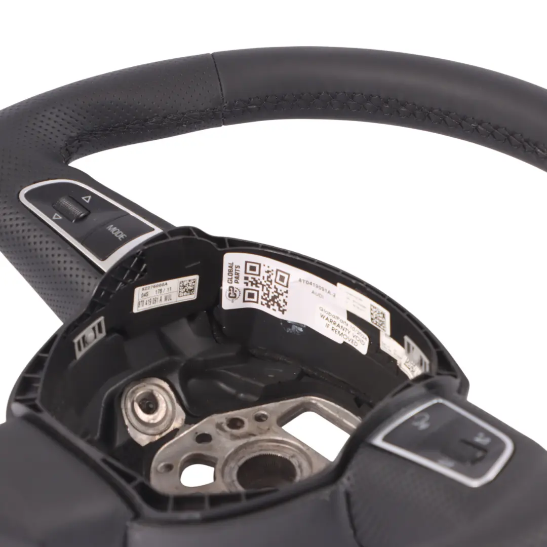 NUOVO in Pelle Nera Multifunzione per Volante Audi A4 B8 A5 S-Line con numero di parte 8T0419091A Volante Audi A4 B8 A5 S-Line NUOVO in Pelle Nera Multifunzione - SKU 8T0419091A-2 - Numero di parte 8T0419091A