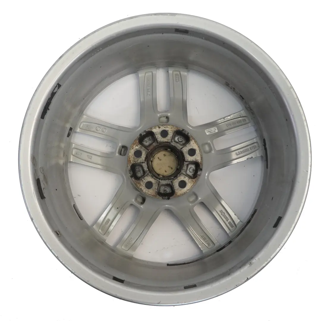  Llanta de aleación ligera plateada Audi A5 8T 18" 8,5J ET:29 - SKU 8T0601025CC-1 - Número de pieza 8T0601025CC