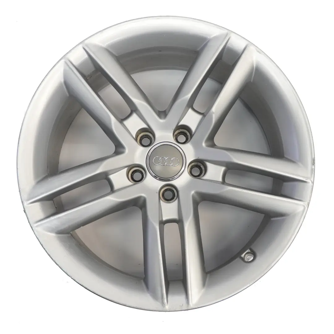 Light Alloy Wheel Rim 18" 8,5J ET:29 to Audi A5 8T Silver with Part number 8T0601025CC Audi A5 8T Silver Light Alloy Wheel Rim 18" 8,5J ET:29 - SKU 8T0601025CC-4 - Part number 8T0601025CC