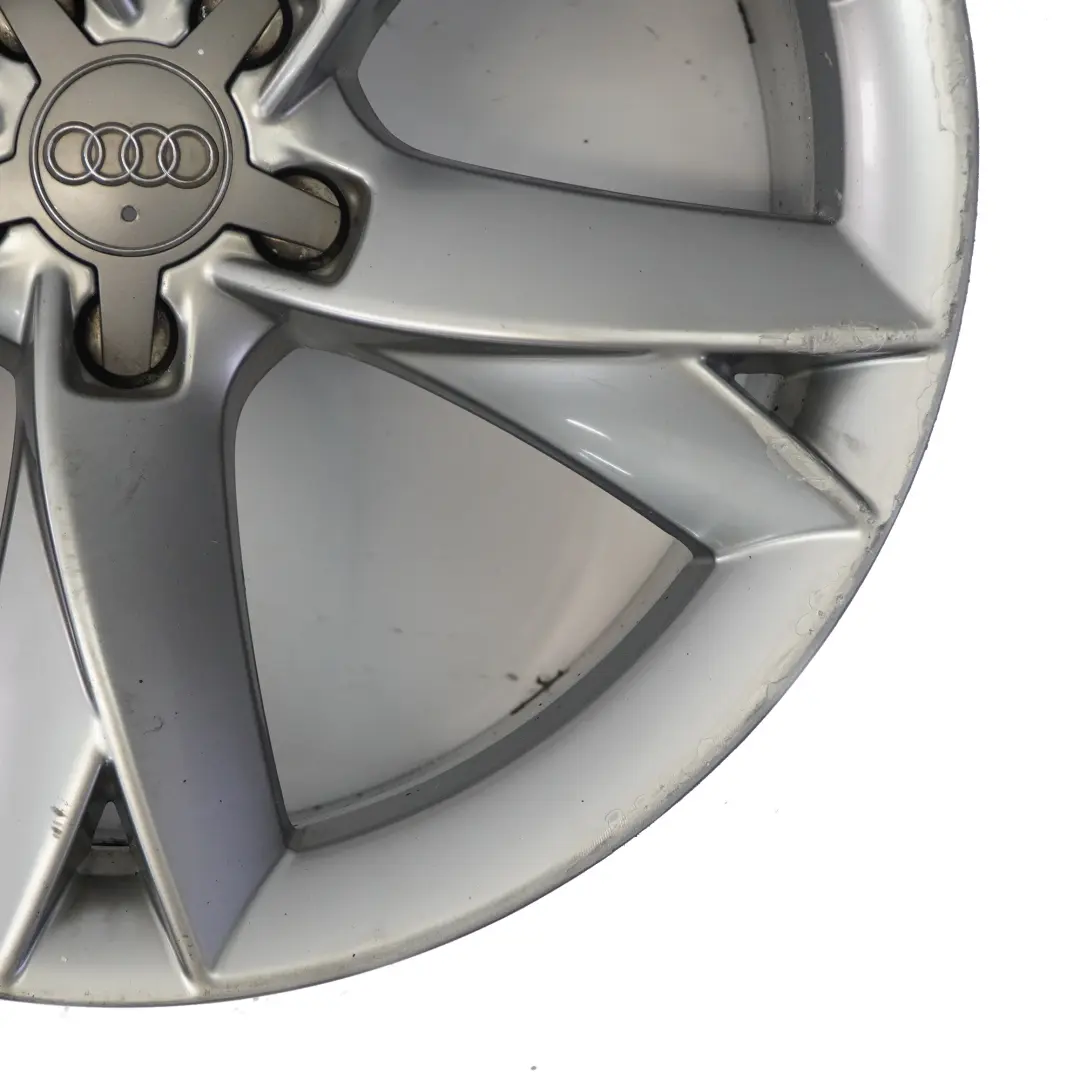 Alloy Rim 19" 8.5J ET:32 Star Spoke to Audi A5 8T Silver Wheel with Part number 8T0601025F Audi A5 8T Silver Wheel Alloy Rim 19" 8.5J ET:32 Star Spoke - SKU 8T0601025F-1 - Part number 8T0601025F