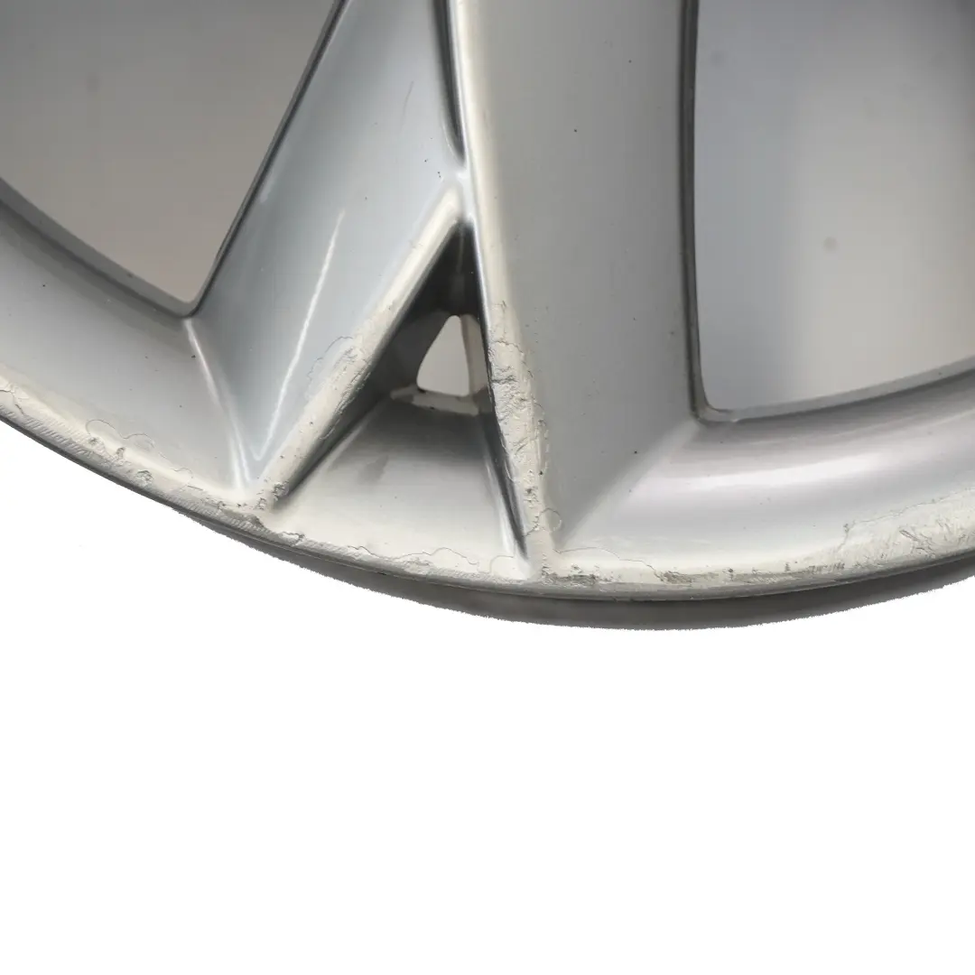 Audi A5 8T Silberne Leichtmetallfelge 19" 8.5J ET:32 Sternspeiche - SKU 8T0601025F-1 - Teilenummer 8T0601025F