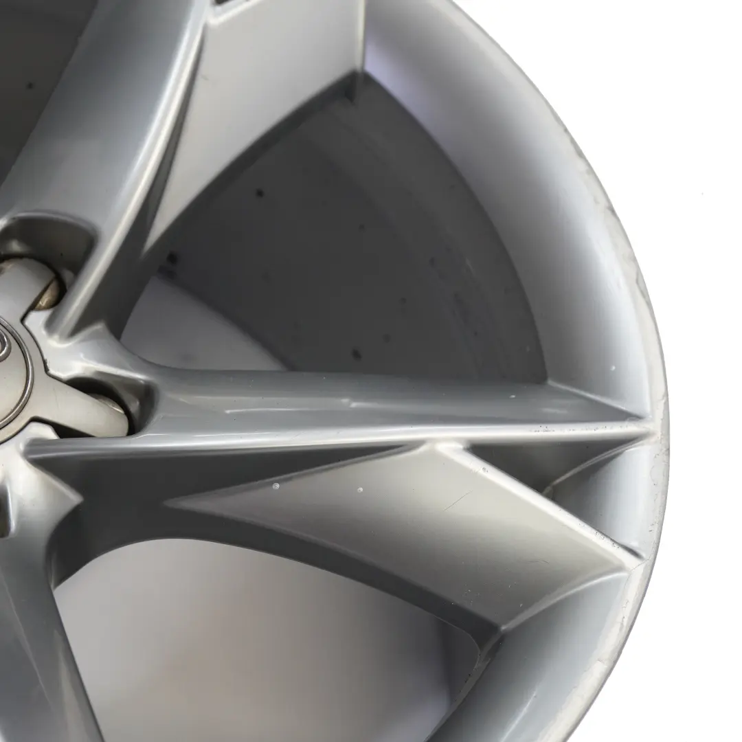 Audi A5 8T Silberne Leichtmetallfelge 19" 8.5J ET:32 Sternspeiche - SKU 8T0601025F-1 - Teilenummer 8T0601025F