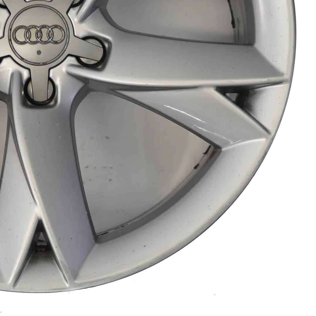 Audi A5 8T Jante argentée en alliage 19" 8.5J ET:32 Star Spoke - SKU 8T0601025F-2 - Numéro de pièce 8T0601025F