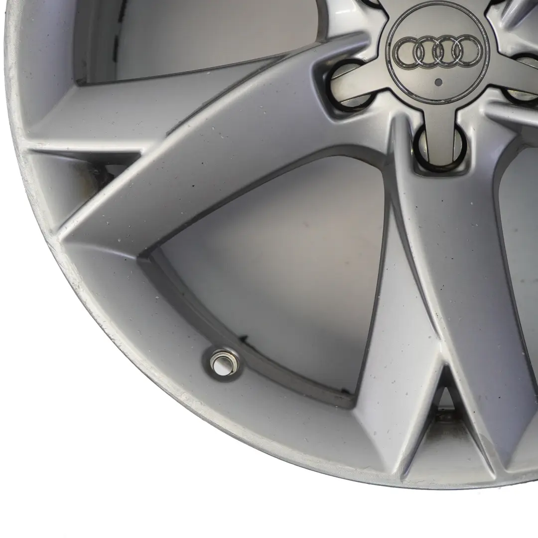 Audi A5 8T Jante argentée en alliage 19" 8.5J ET:32 Star Spoke - SKU 8T0601025F-2 - Numéro de pièce 8T0601025F