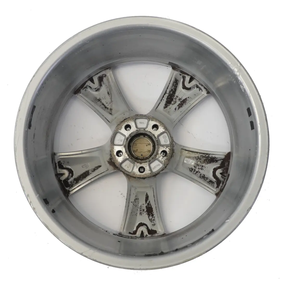 Audi A5 8T Silver Wheel Alloy Rim 19" 8.5J ET:32 Star Spoke - SKU 8T0601025F-2 - Part number 8T0601025F